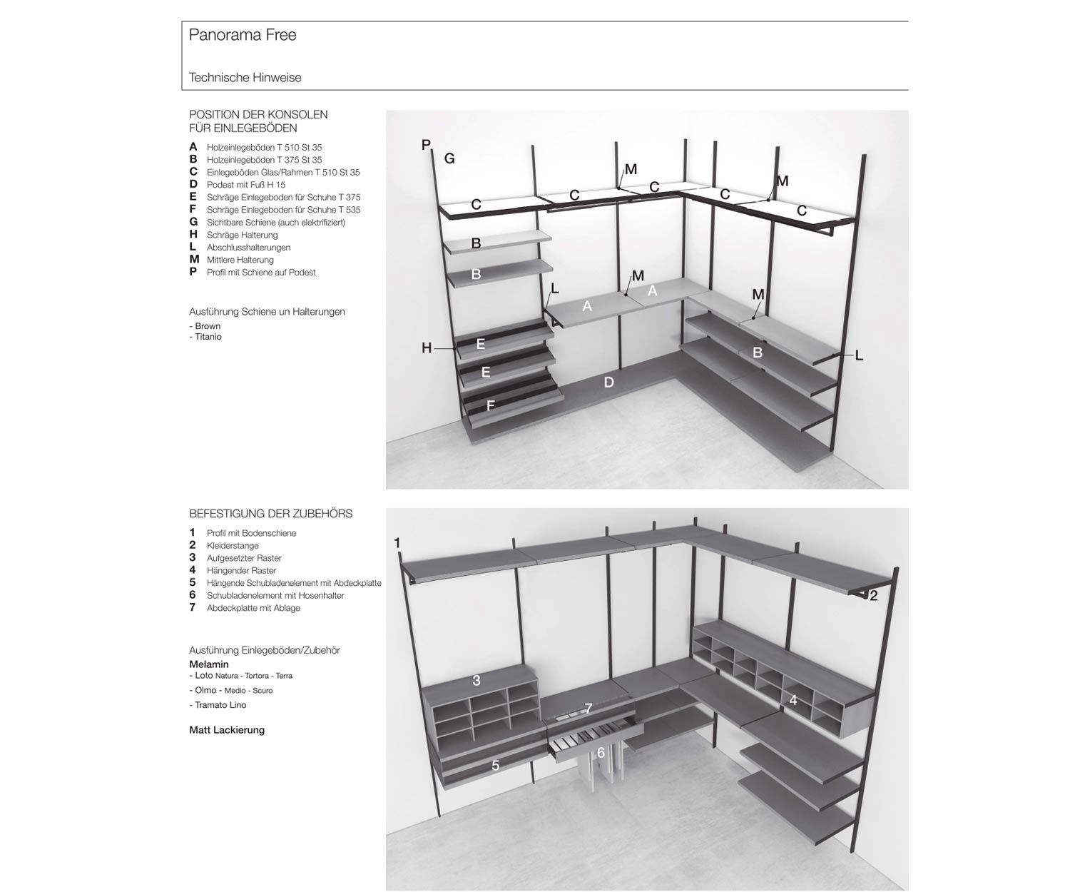 Livitalia Accessori del sistema camerino Panorama Design Livitalia Accessori del sistema camerino Panorama Design