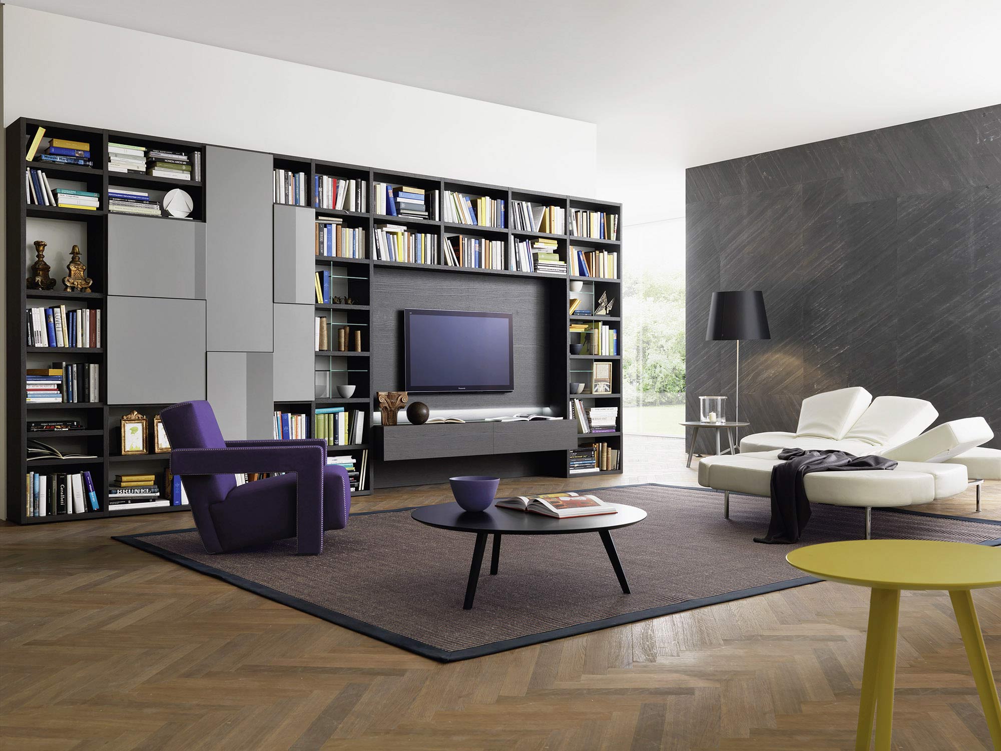 Libreria design grigiaAL2