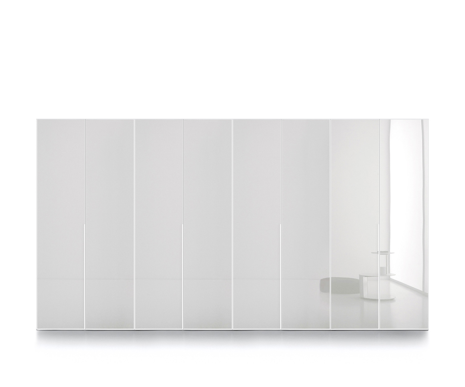 Esclusivo Novamobili Design armadio Crystal 4m bianco lucido Esclusivo Novamobili Design armadio Crystal 4m bianco lucido