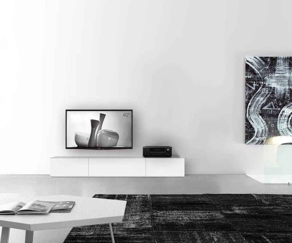 /Piano ribassato di design B210 H35 bianco opaco /Piano ribassato di design B210 H35 bianco opaco