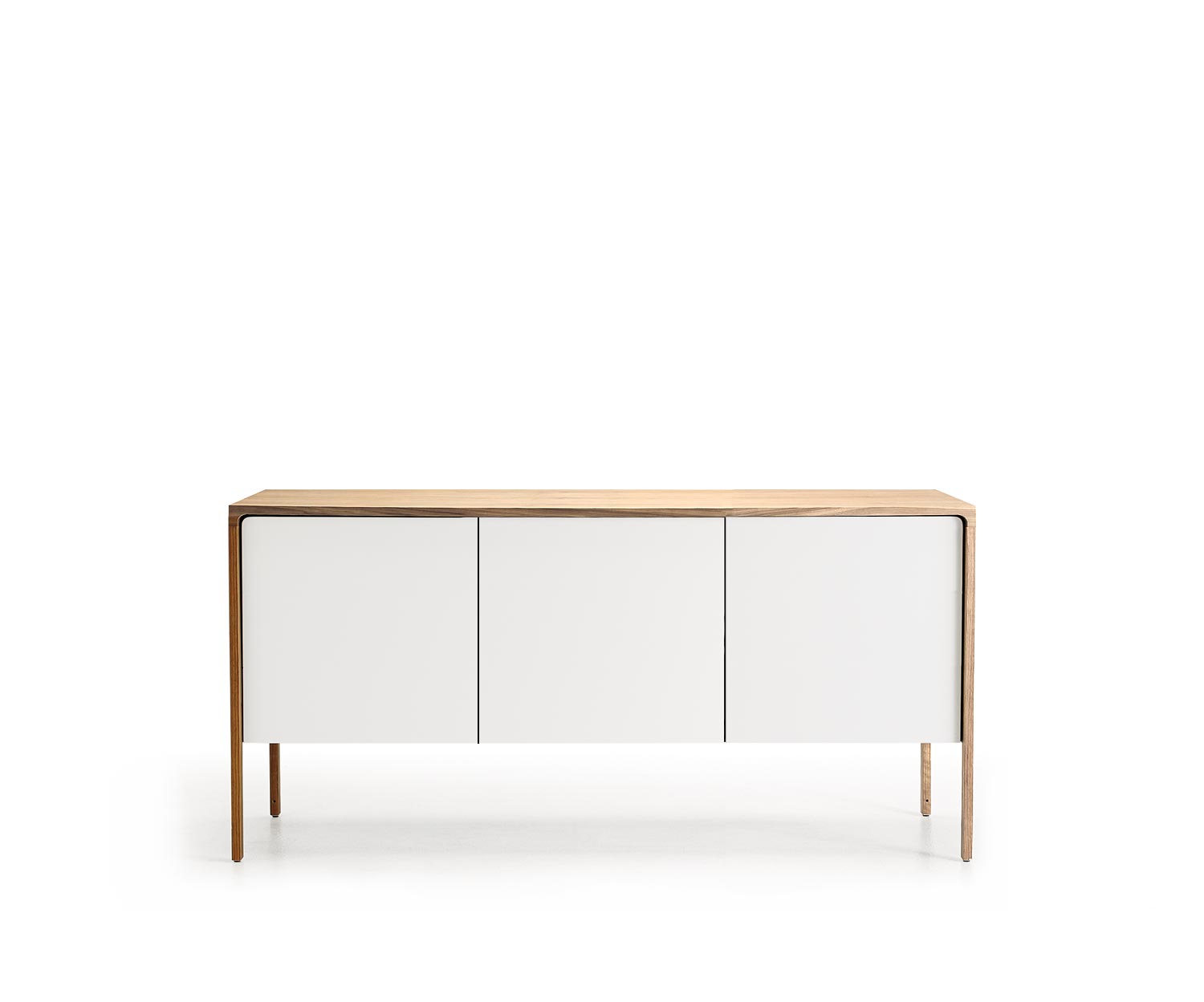 Punt Credenza Rovere Tattile Bianco Tattile B 155 3 ante Punt Credenza Rovere Tattile Bianco Tattile B 155 3 ante