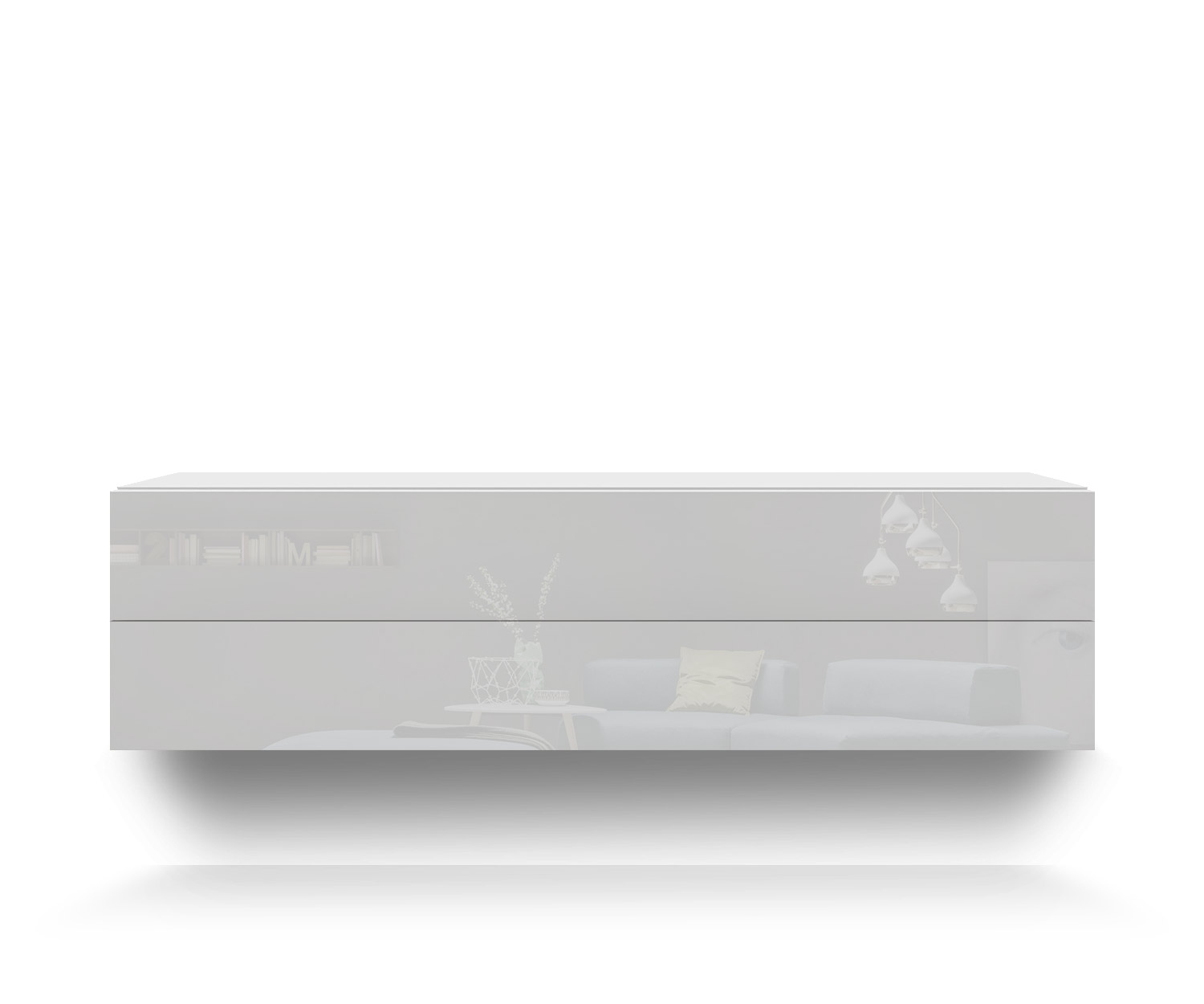 Novamobili Pensile Easy 2 posti B128 bianco400 Novamobili Pensile Easy 2 posti B128 bianco400