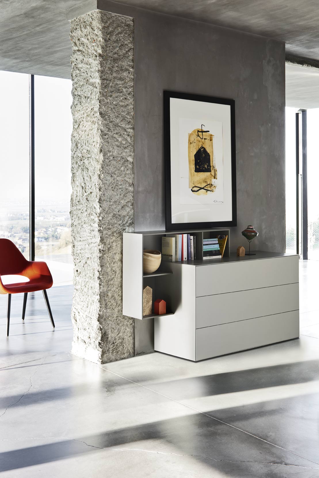 Cassettiera con ripiano Sala da pranzo Livitalia Cassettiera con ripiano Sala da pranzo Livitalia