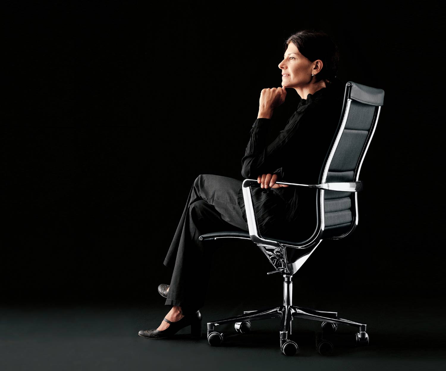 Sedia ergonomica di design per ufficio ICF Una Chair Management