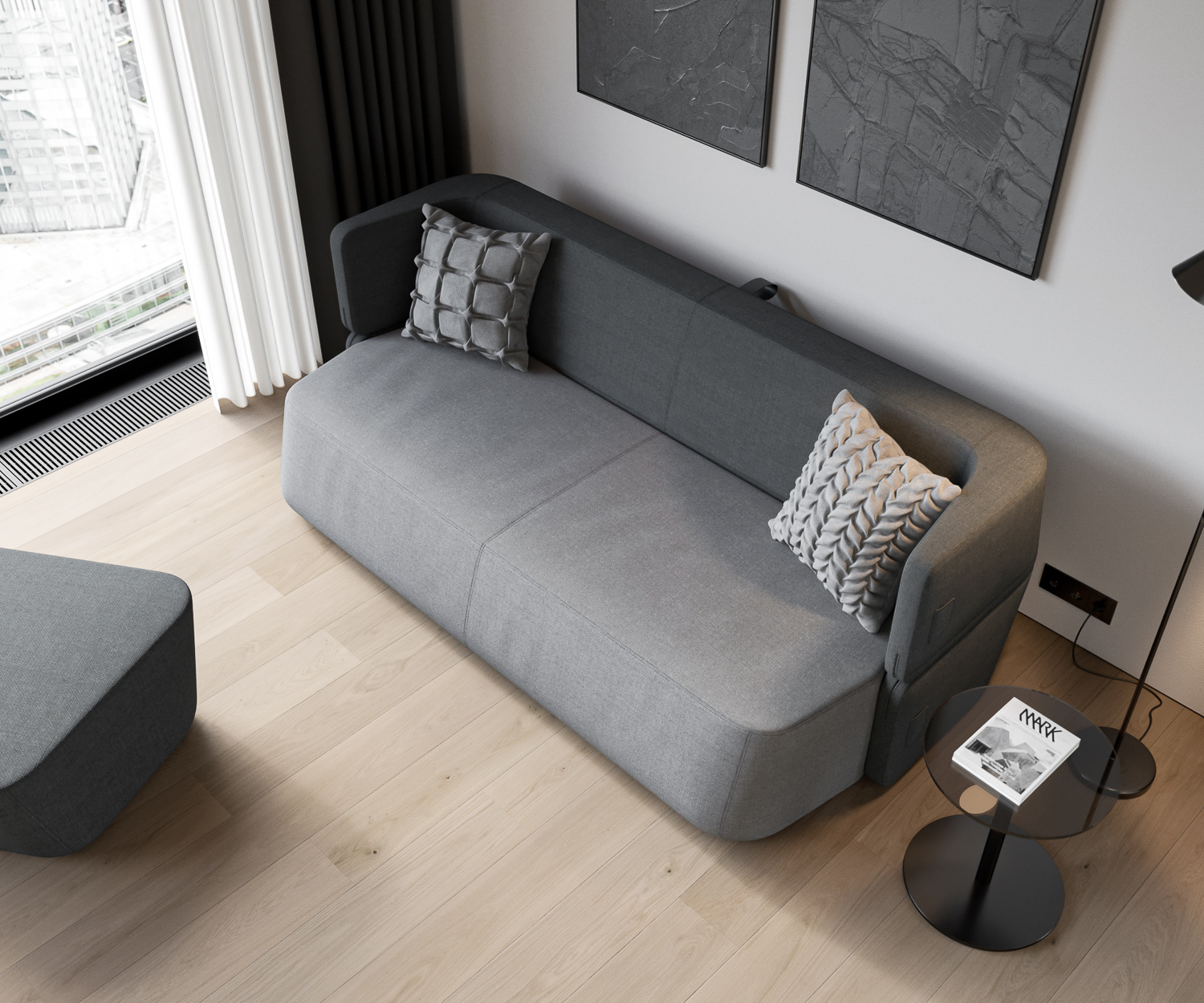 Divano Revolve emotion picture top ripiegato su se stesso Divano Revolve emotion picture top ripiegato su se stesso