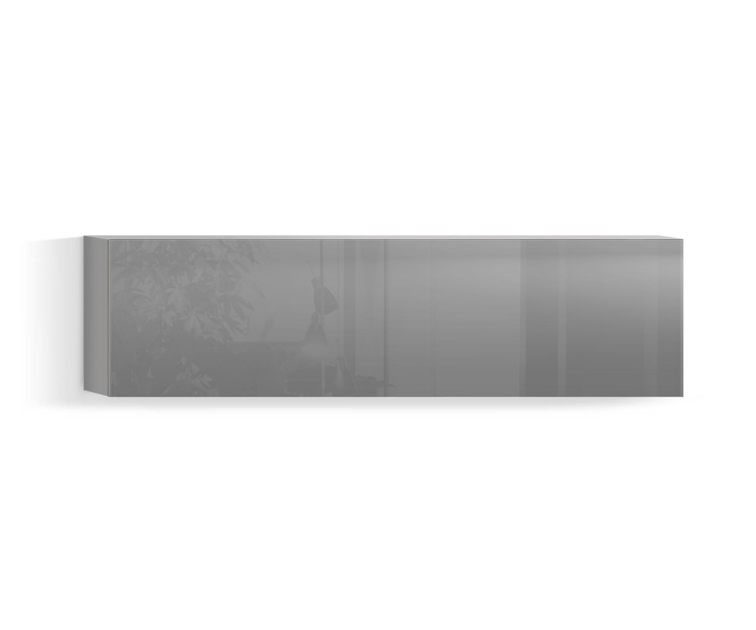 Parete attrezzata di design per soggiorno H32 L120 top orizzontale grigio chiaro430 Parete attrezzata di design per soggiorno H32 L120 top orizzontale grigio chiaro430