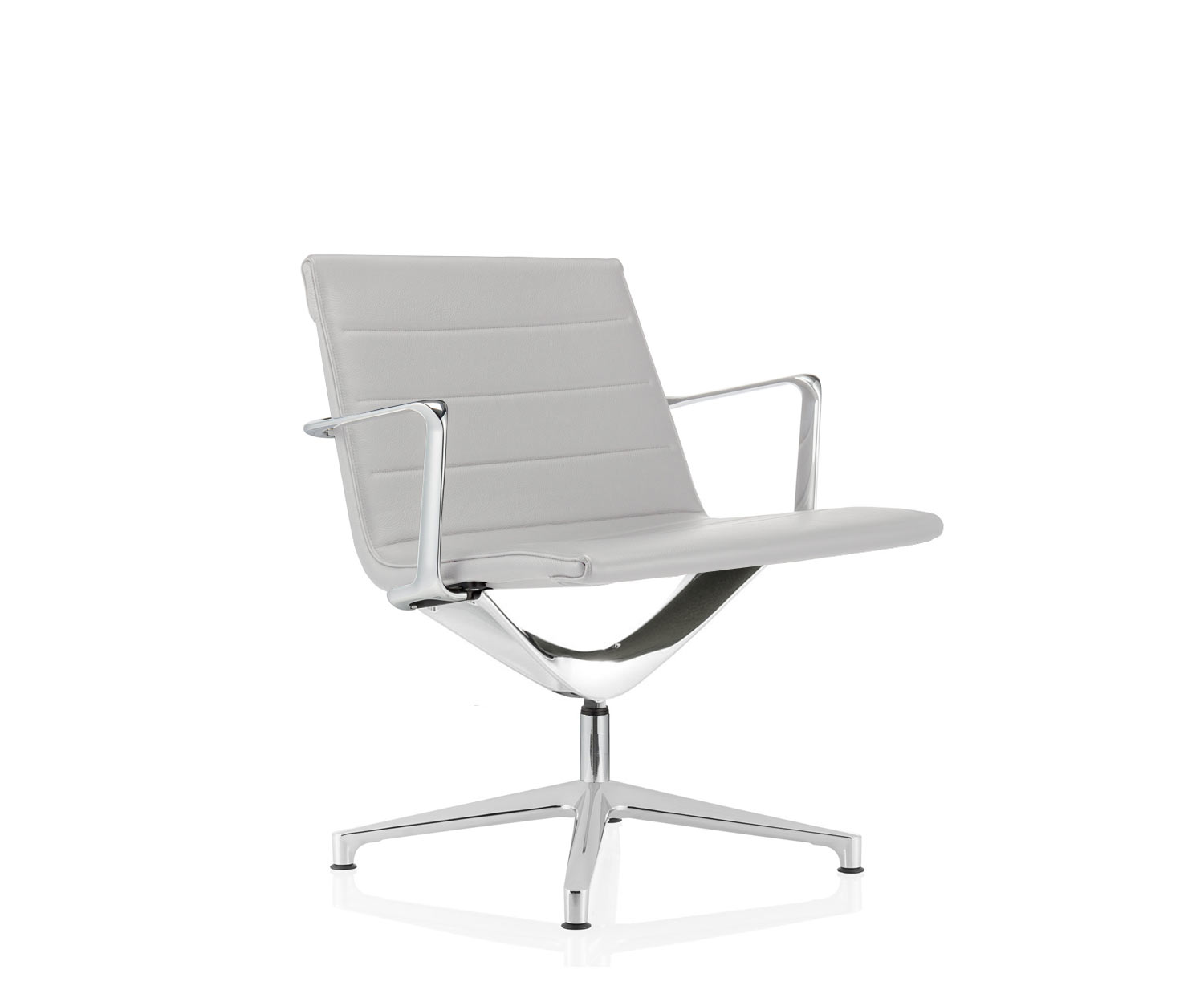 ICF Vela Lounge in pelle 915 bianco H35 ICF Vela Lounge in pelle 915 bianco H35