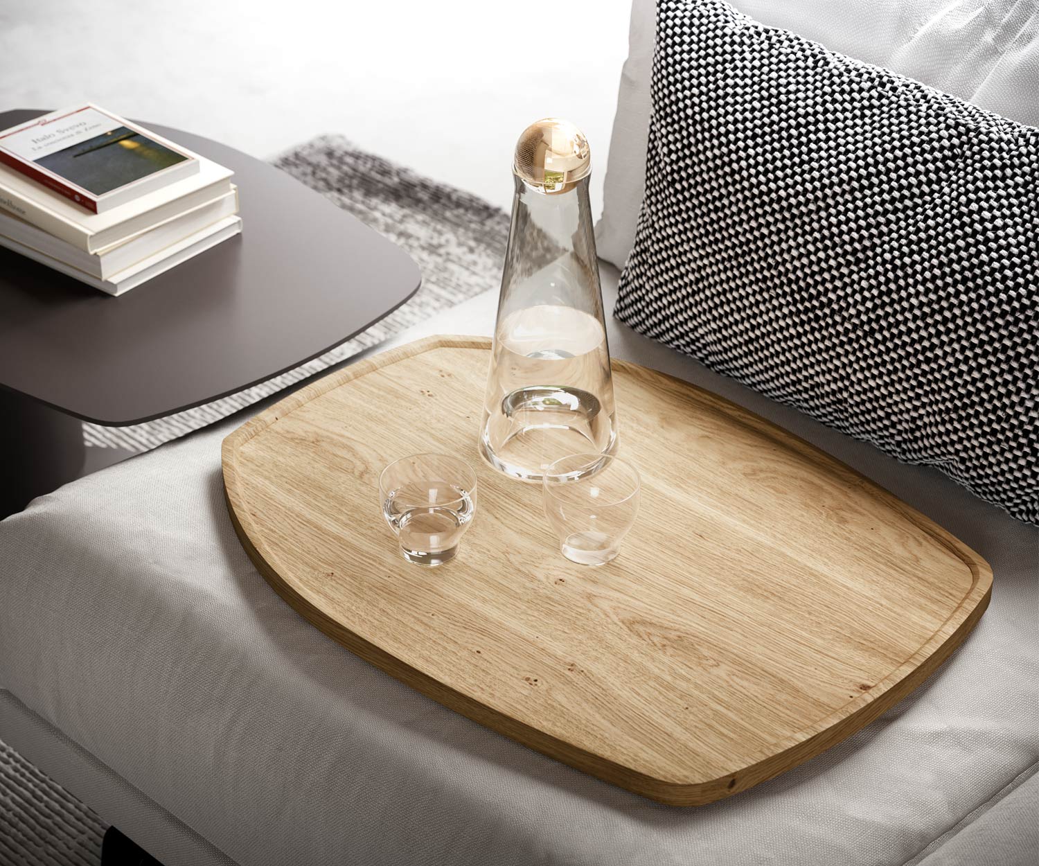 Comodino di design Tavolino in metallo Comodino di design Tavolino in metallo