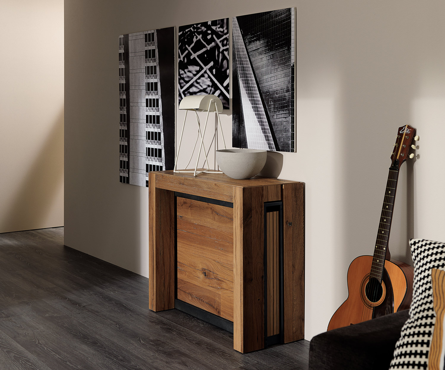 Esclusivo tavolo da pranzo allungabile Ozzio Console A4 Esclusivo tavolo da pranzo allungabile Ozzio Console A4