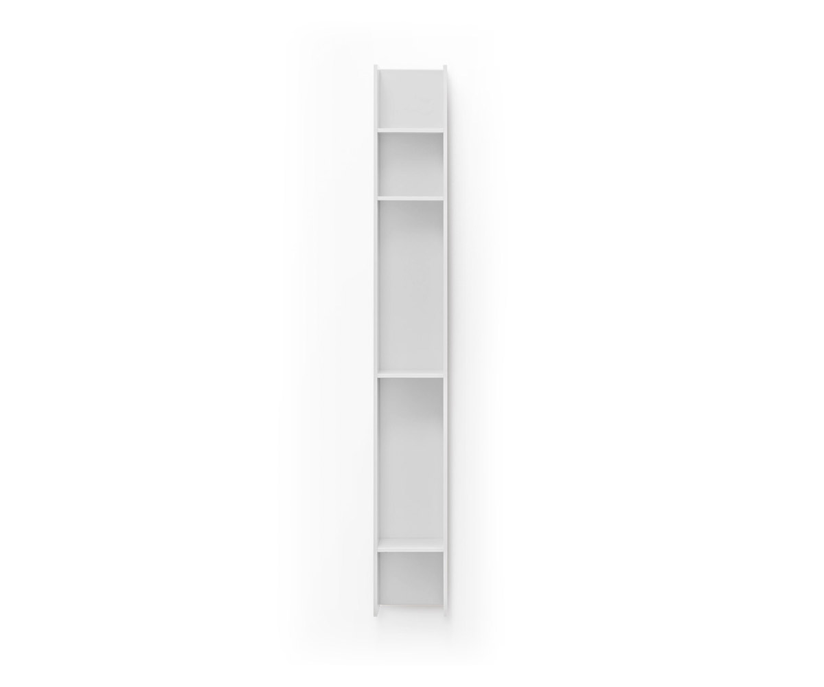 Novamobili Libreria a parete Butterfly verticale bianco opaco Novamobili Libreria a parete Butterfly verticale bianco opaco