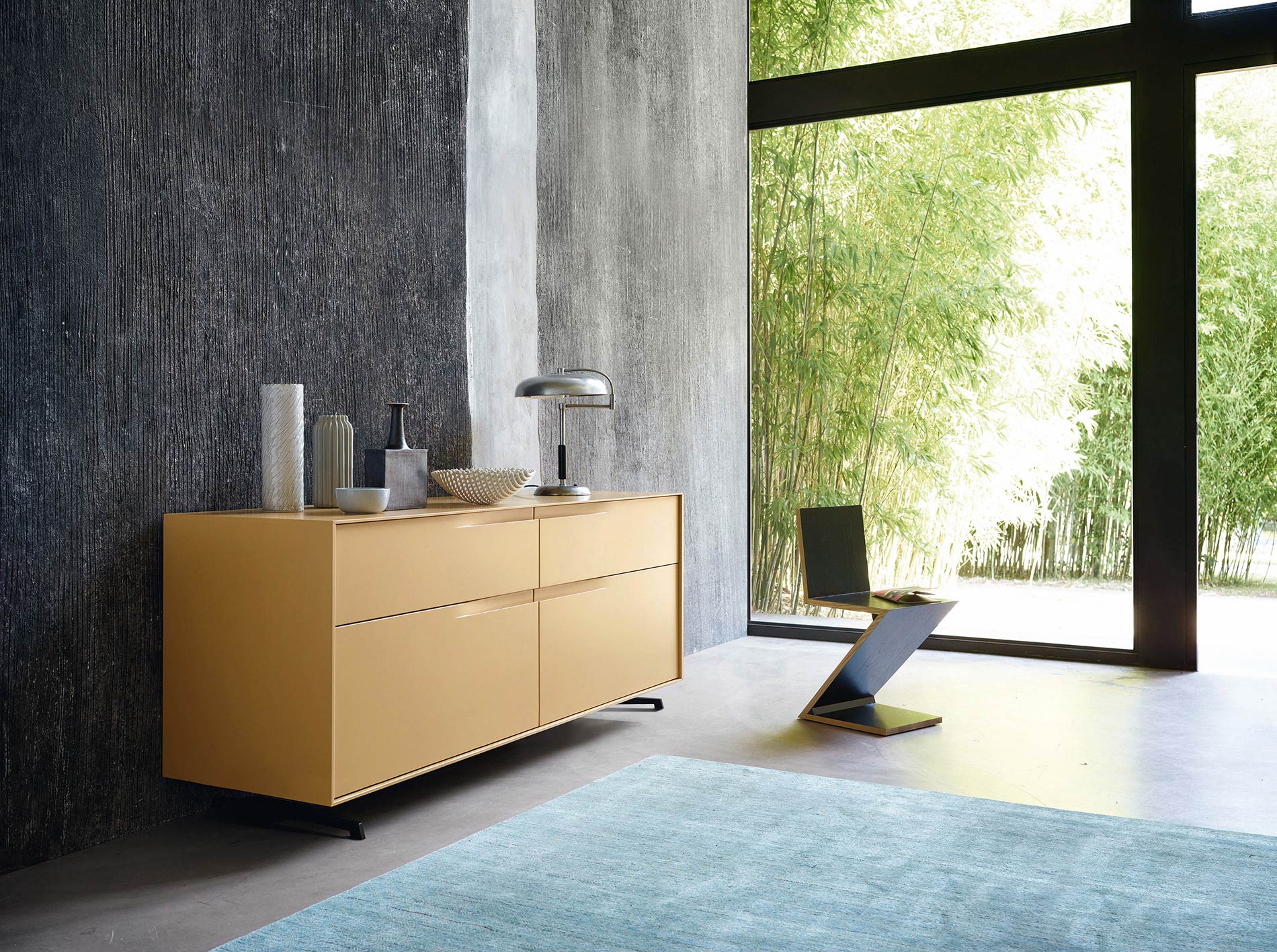 Credenza design giallaAL2