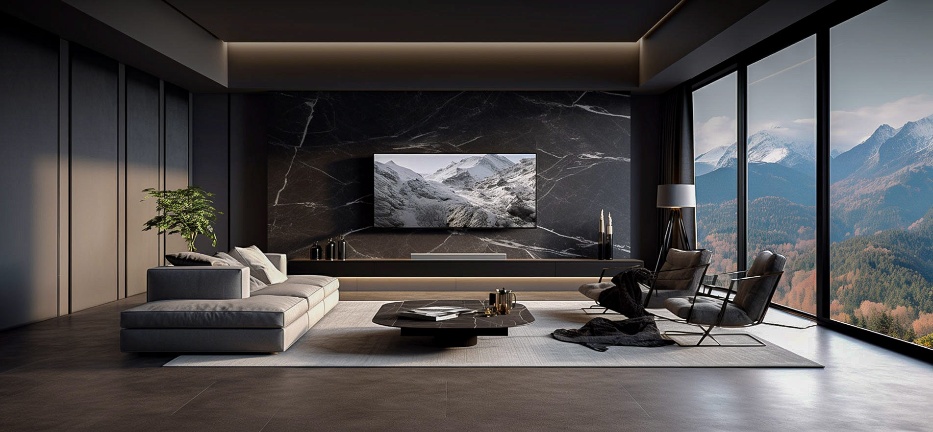 Pannelli bassi TV sospesi Pannelli bassi TV sospesi