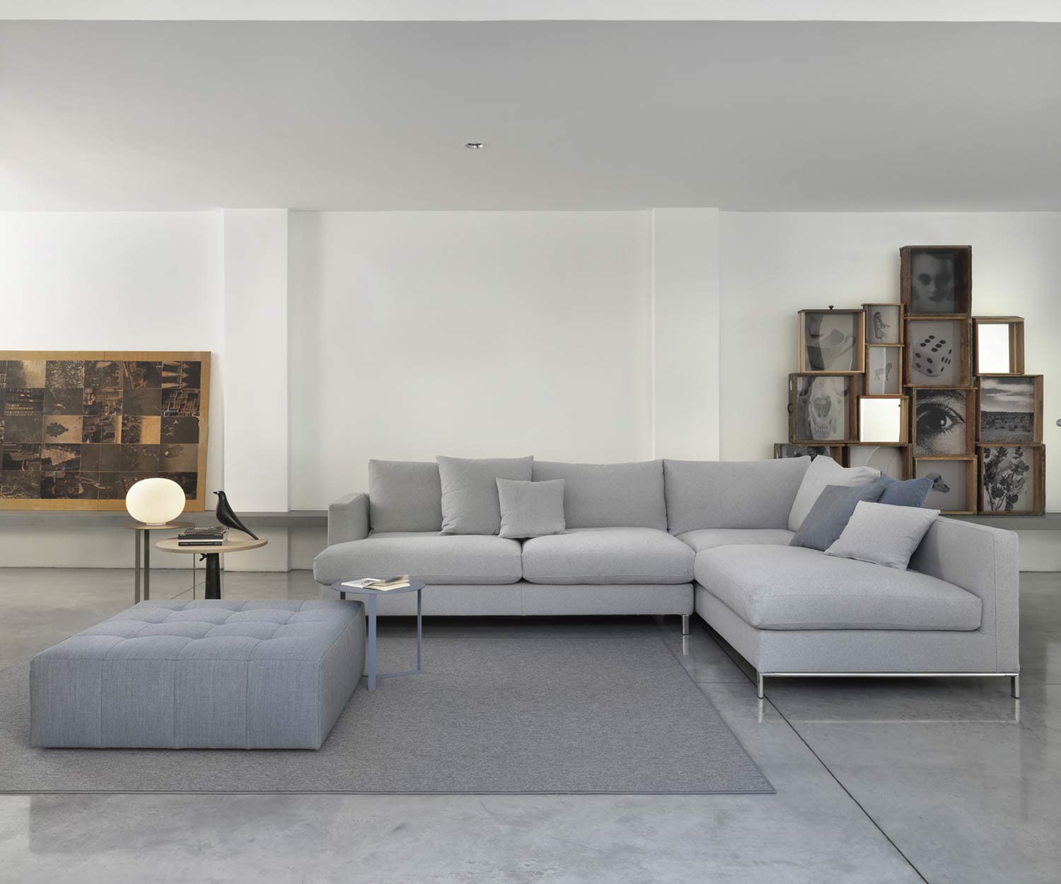 Moderno Marelli design Divisorio per ambienti divano loft