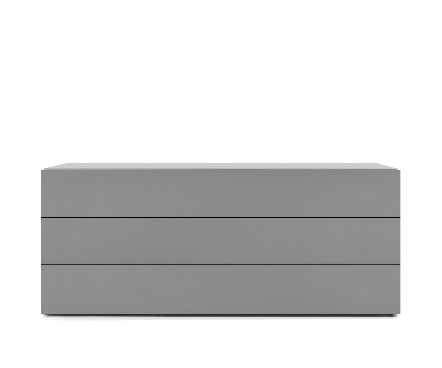 Novamobili Cassettiera Easy 3 posti L128cm grigio chiaro330 Novamobili Cassettiera Easy 3 posti L128cm grigio chiaro330