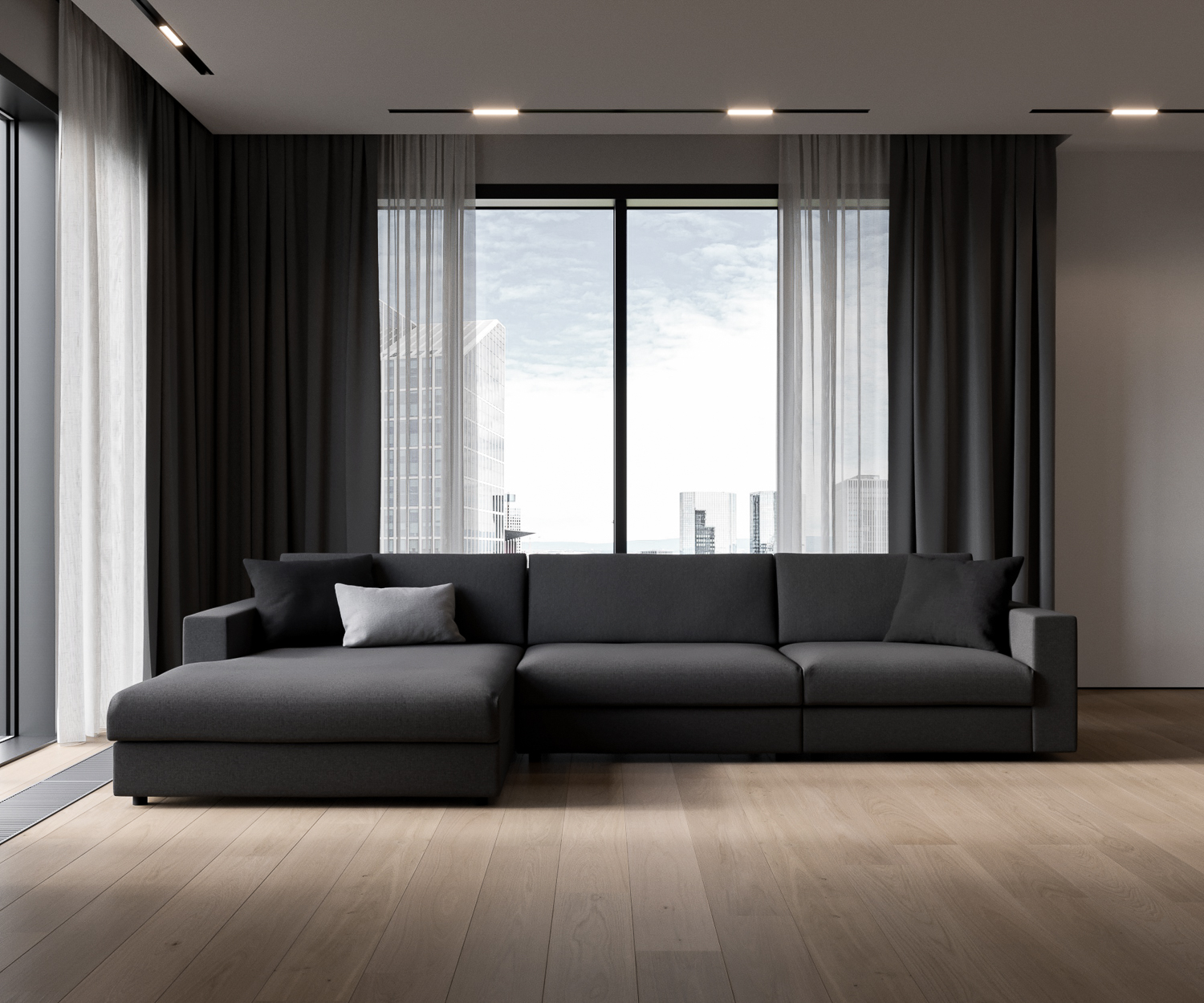 Chaise lounge classica a 3 posti a sinistra Tundra 11 Chaise lounge classica a 3 posti a sinistra Tundra 11