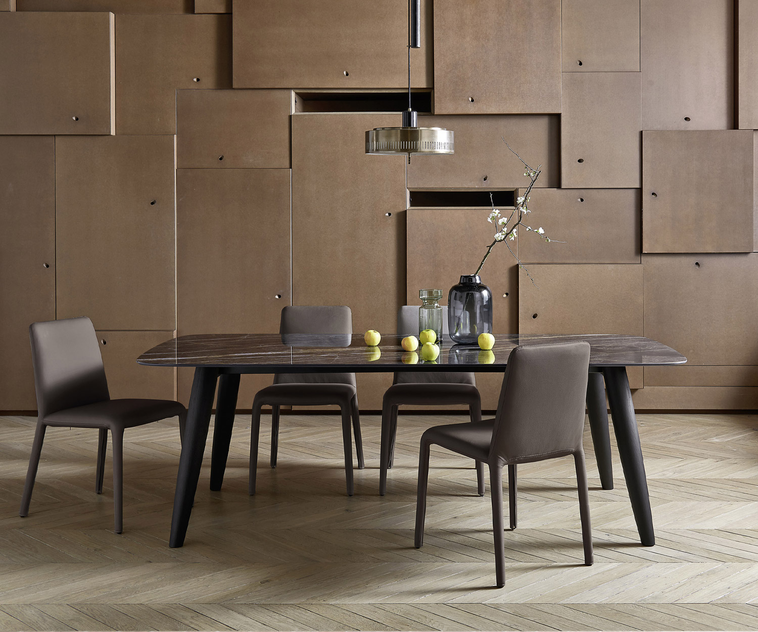 Esclusivo Livitalia Tavolo da pranzo design Convivio piano in ceramica legno di frassino Esclusivo Livitalia Tavolo da pranzo design Convivio piano in ceramica legno di frassino