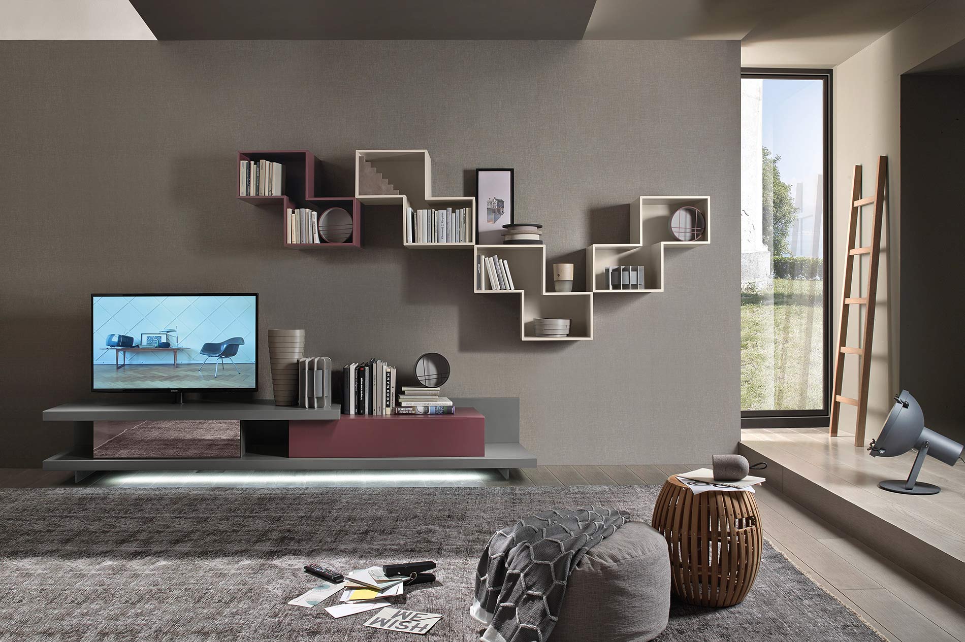 Pensile con illuminazione a LED