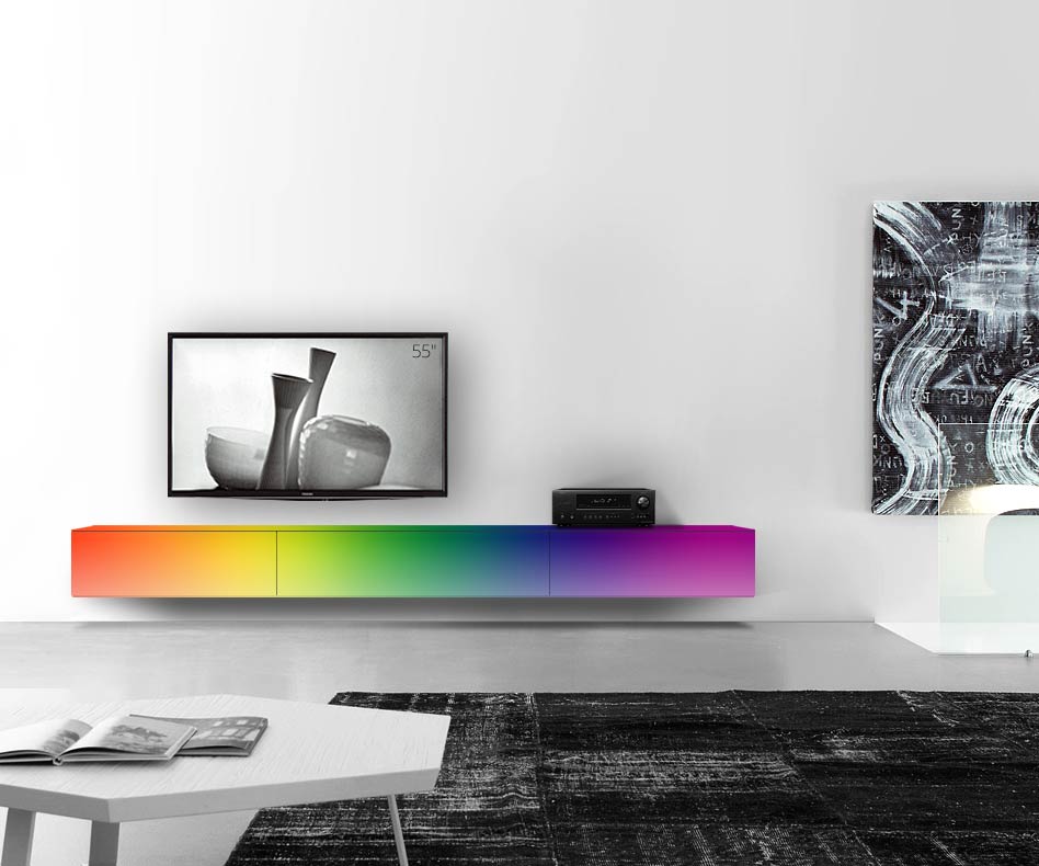 /Muro basso di design L300 H33 5 RAL opaco /Muro basso di design L300 H33 5 RAL opaco