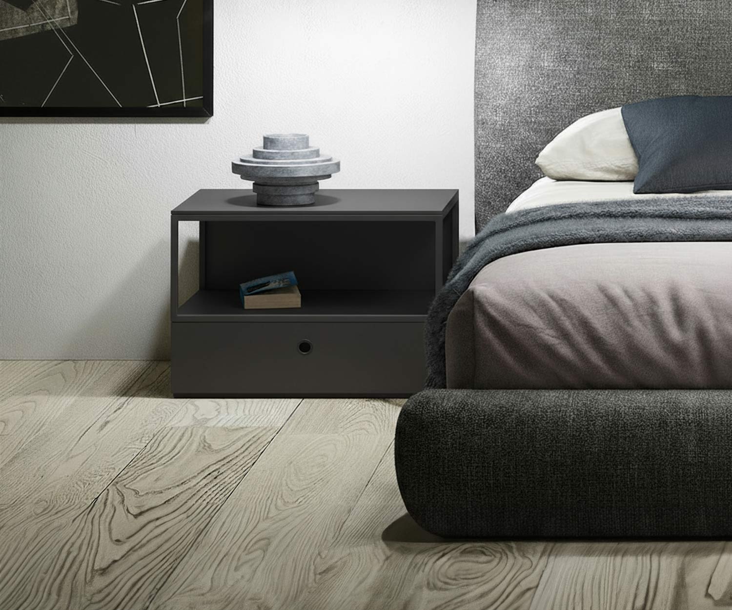 Novamobili Comodino quadrato Novamobili Comodino quadrato