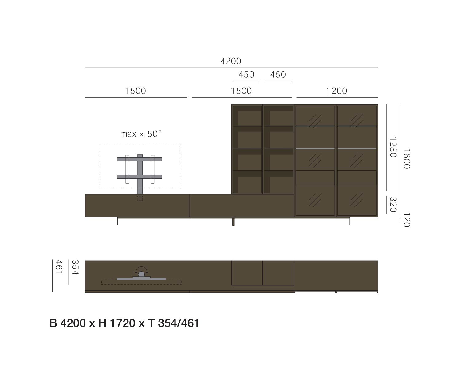 Livitalia Pensile design C43 Dimensioni Schizzo Misure Misure Misure Livitalia Pensile design C43 Dimensioni Schizzo Misure Misure Misure