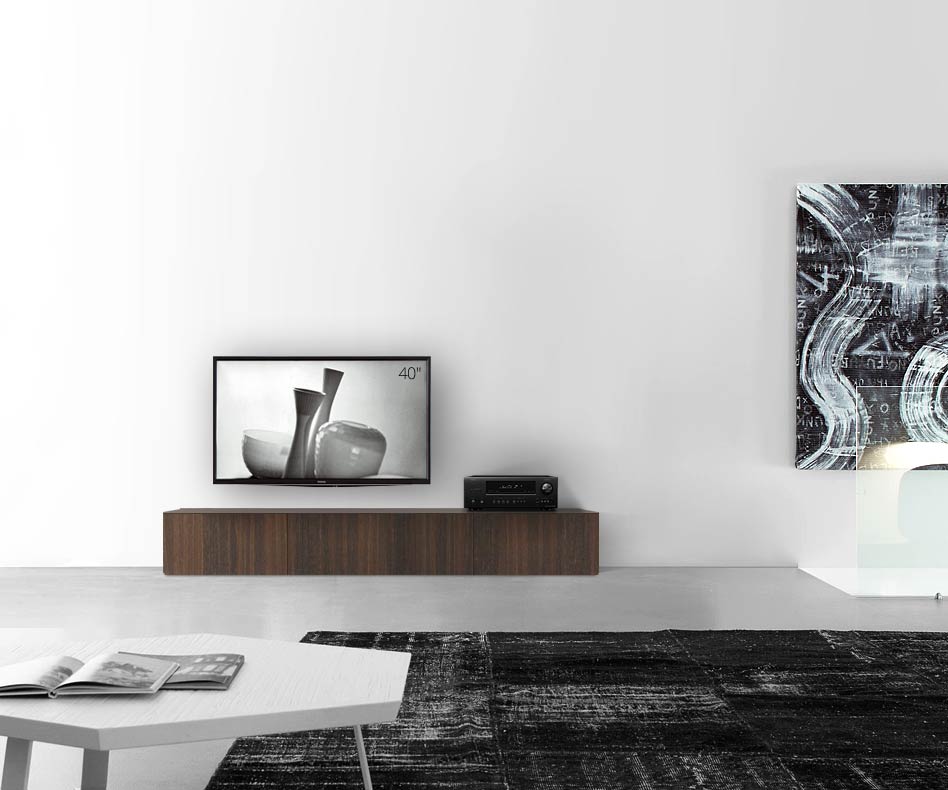 Livitalia Configuratore di lavagne design in legno a pavimento 210 cm 32 cm 46 cm rovere marrone