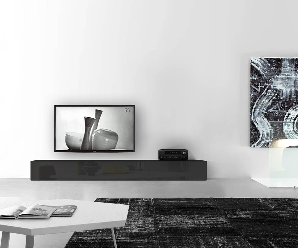 /Piano ribassato di design B270 H35 nero lucido /Piano ribassato di design B270 H35 nero lucido