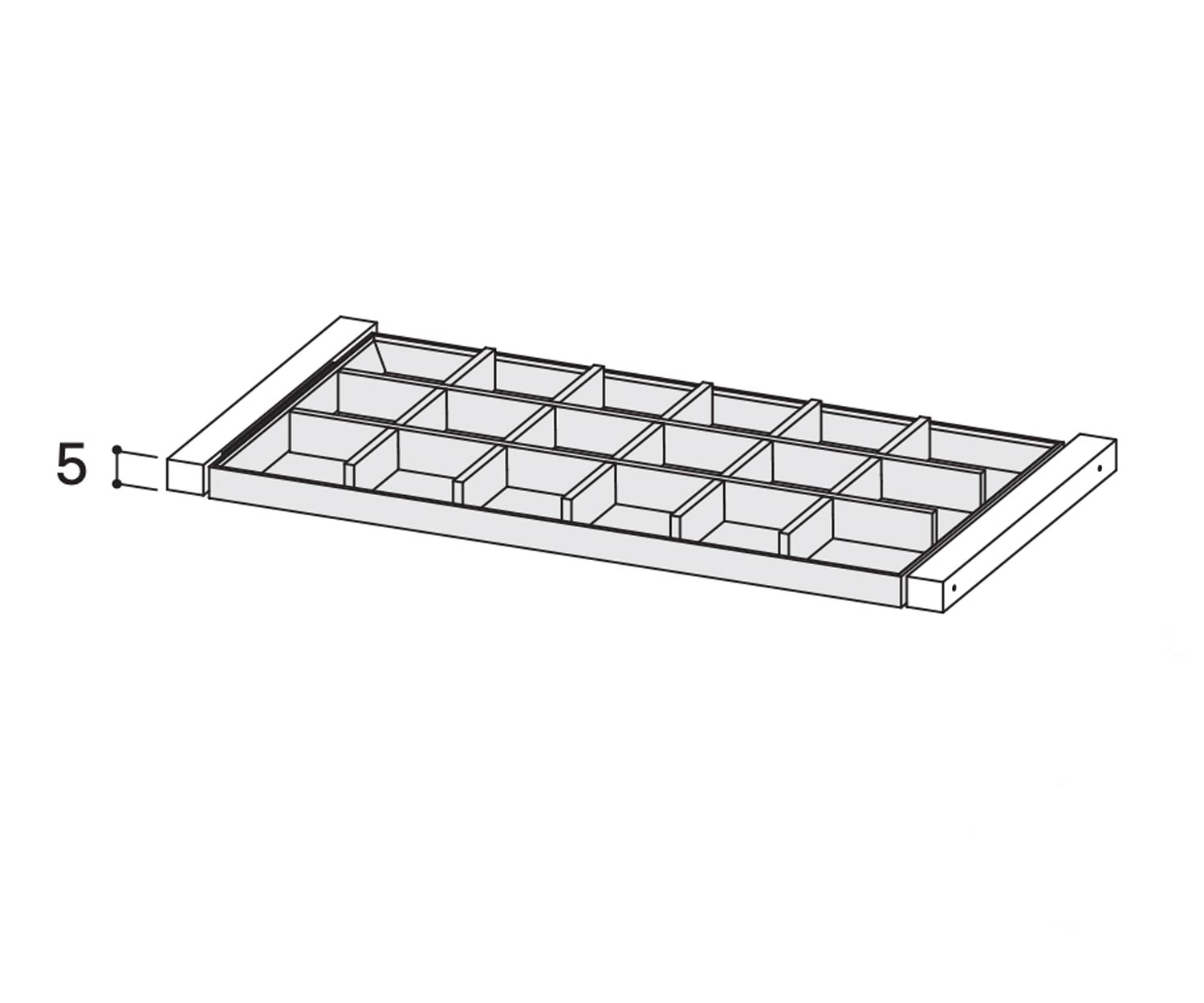 Novamobili Accessori per l'armadio Armadi scomparto per cravatte estraibile Novamobili Accessori per l'armadio Armadi scomparto per cravatte estraibile