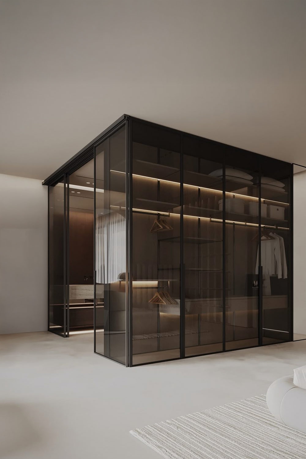 cabina-armadio-walk-in-con-pareti-laterali-illuminate-in-vetro