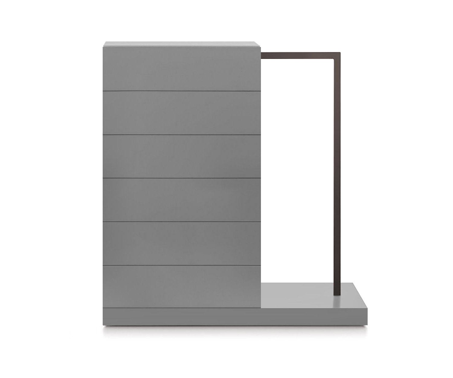 Novamobili Easy6 cassettiera alta + armadio destro L64cm grigio chiaro opaco330 Novamobili Easy6 cassettiera alta + armadio destro L64cm grigio chiaro opaco330