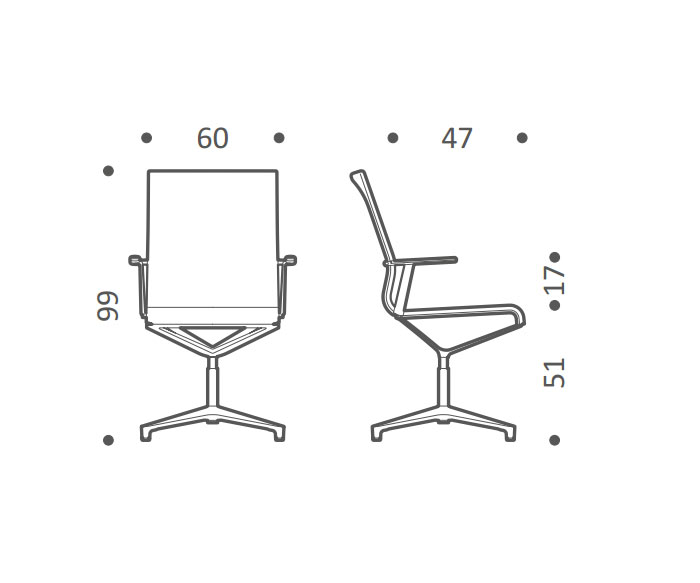 ICF Stick ETK senza rotelle H48 schizzo ICF Stick ETK senza rotelle H48 schizzo
