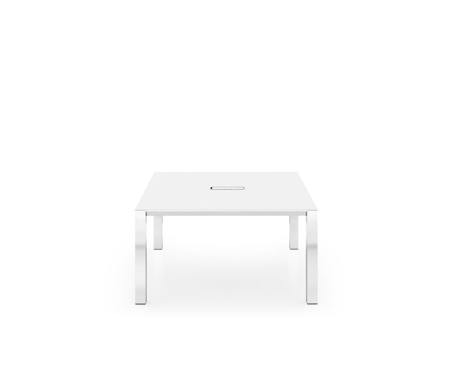 Scrivania manager P80 140x140 HPL 100 Bianco Scrivania manager P80 140x140 HPL 100 Bianco