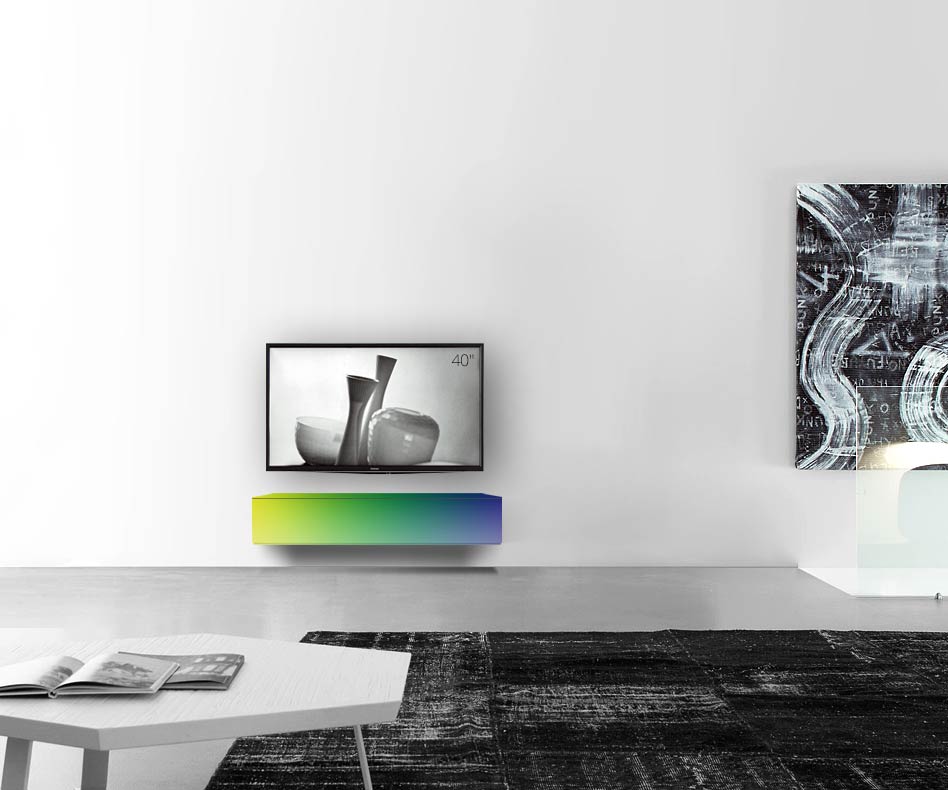 /Muro di design B120 H25 5 RAL opaco /Muro di design B120 H25 5 RAL opaco