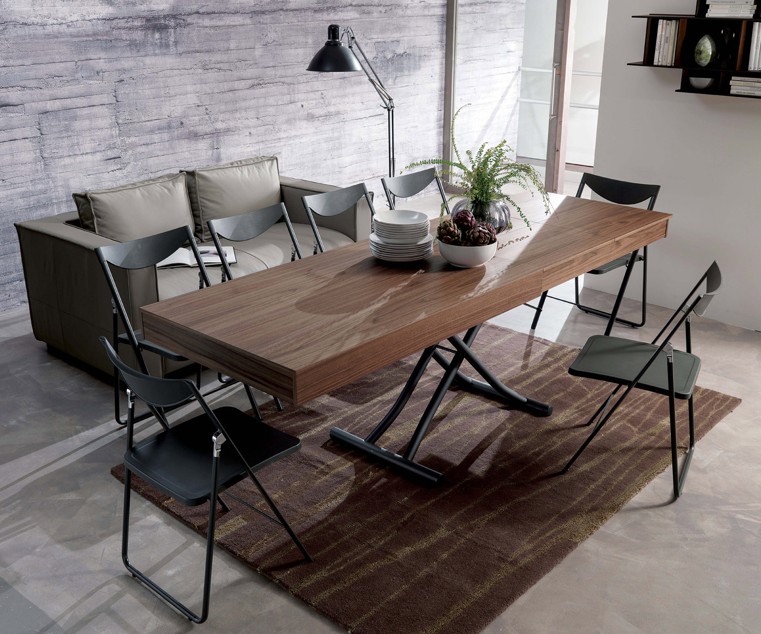 Tavolo stato originale PZ91 Tavolo da pranzo allungato Tavolo stato originale PZ91 Tavolo da pranzo allungato