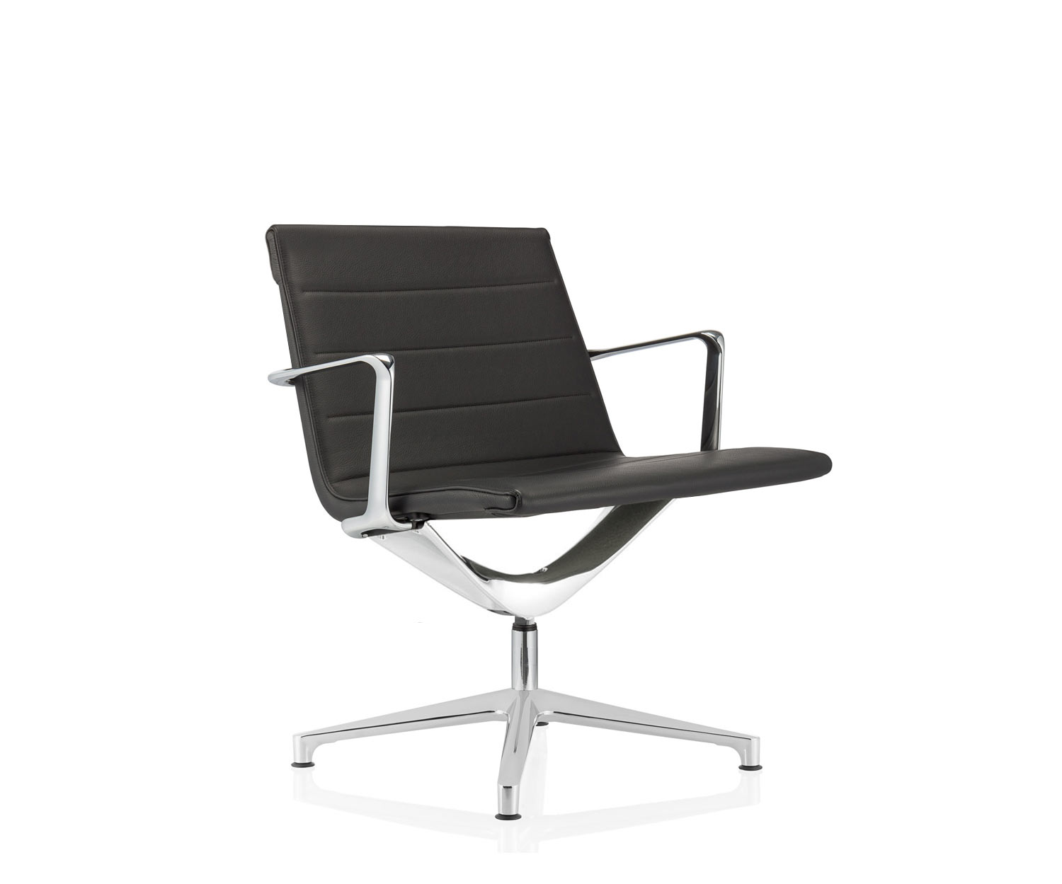 ICF Vela Lounge in pelle 901 nero H535 ICF Vela Lounge in pelle 901 nero H535