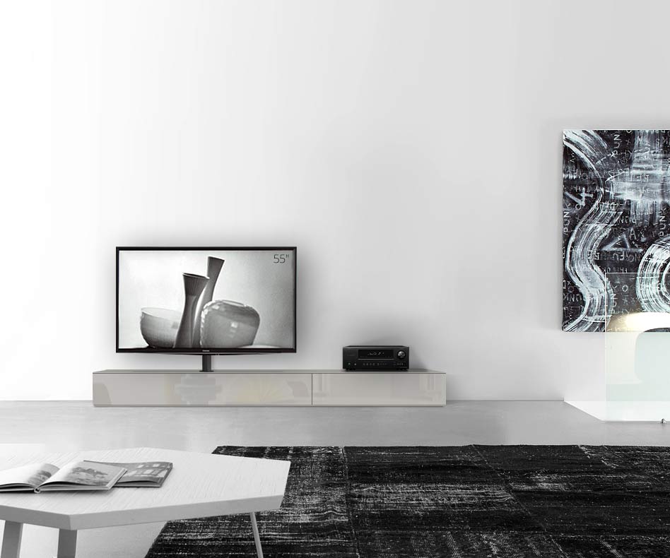 Configuratore di lavagne di design con porta TV larghezza 240 25,5 45 sinistra grigio chiaro lucido Configuratore di lavagne di design con porta TV larghezza 240 25,5 45 sinistra grigio chiaro lucido