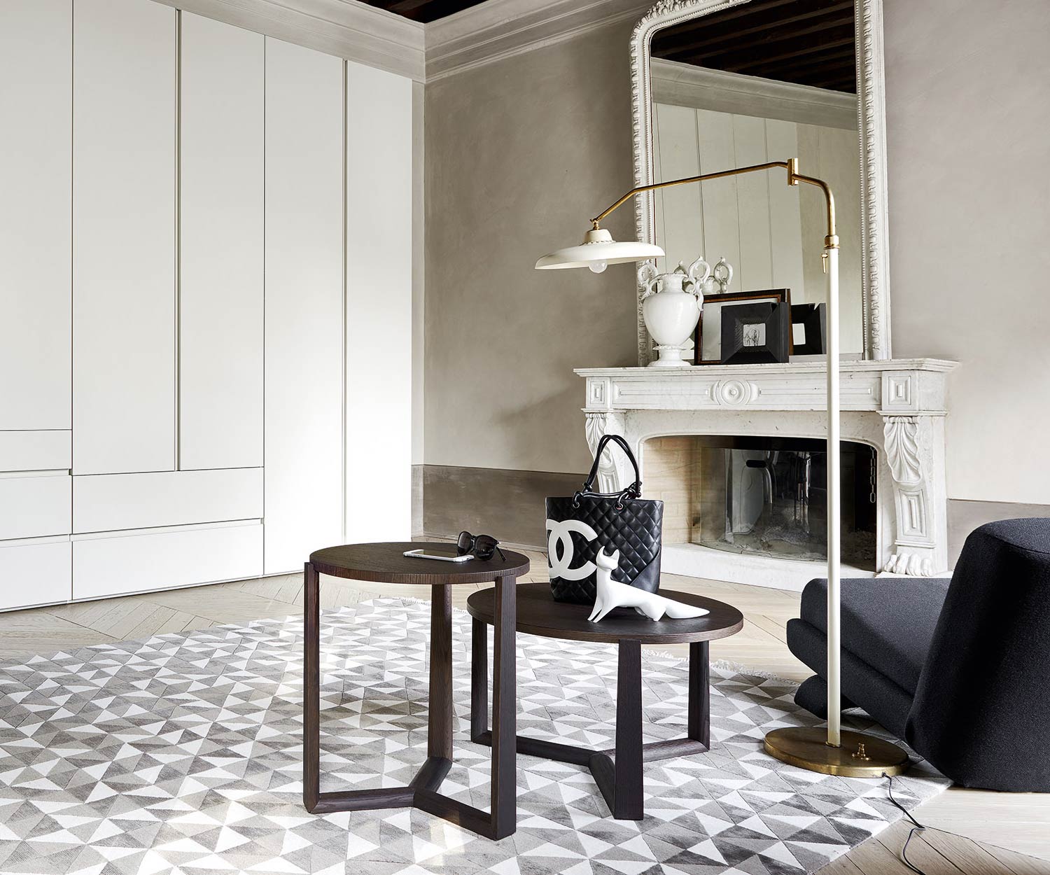 Tavolino di alta qualità Livitalia Design Madeira 61 e 46 cm Tavolino di alta qualità Livitalia Design Madeira 61 e 46 cm