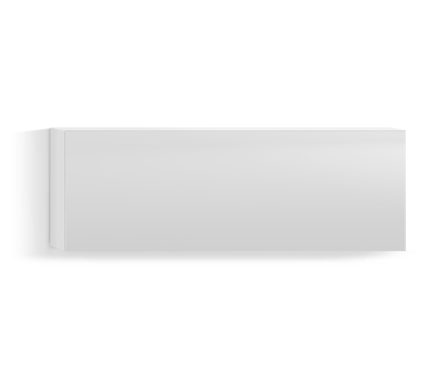 Parete attrezzata di design per soggiorno Orizzontale H42 L120 top bianco300 Parete attrezzata di design per soggiorno Orizzontale H42 L120 top bianco300