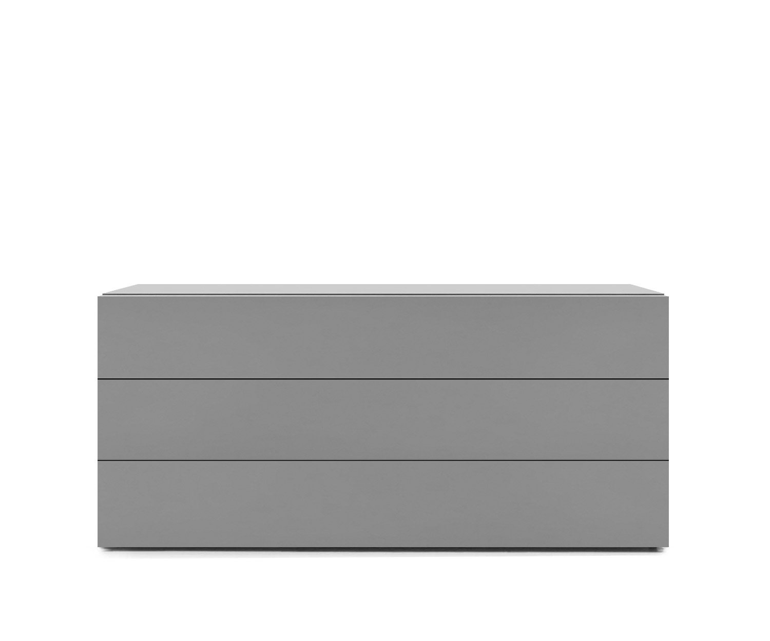 Novamobili Cassettiera Easy 3 cassetti grigio chiaro opaco