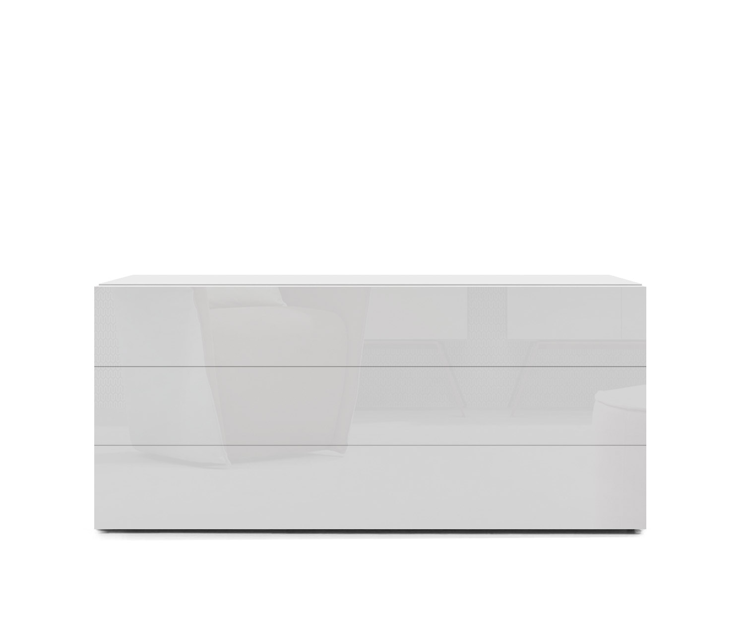 Novamobili Cassettiera Easy 3 posti L108cm bianco400 Novamobili Cassettiera Easy 3 posti L108cm bianco400