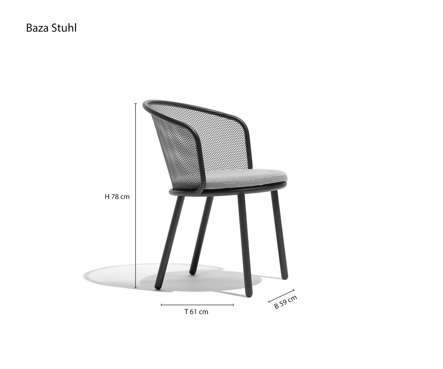 Todus Schizzo della sedia da esterno Baza Dimensioni Dimensioni Todus Schizzo della sedia da esterno Baza Dimensioni Dimensioni
