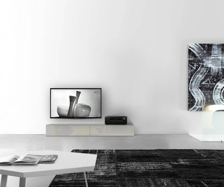 /Piano ribassato di design B180 H27 grigio chiaro lucido /Piano ribassato di design B180 H27 grigio chiaro lucido