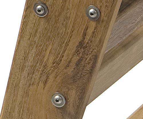 Il legno di iroko da vicino in dettaglio