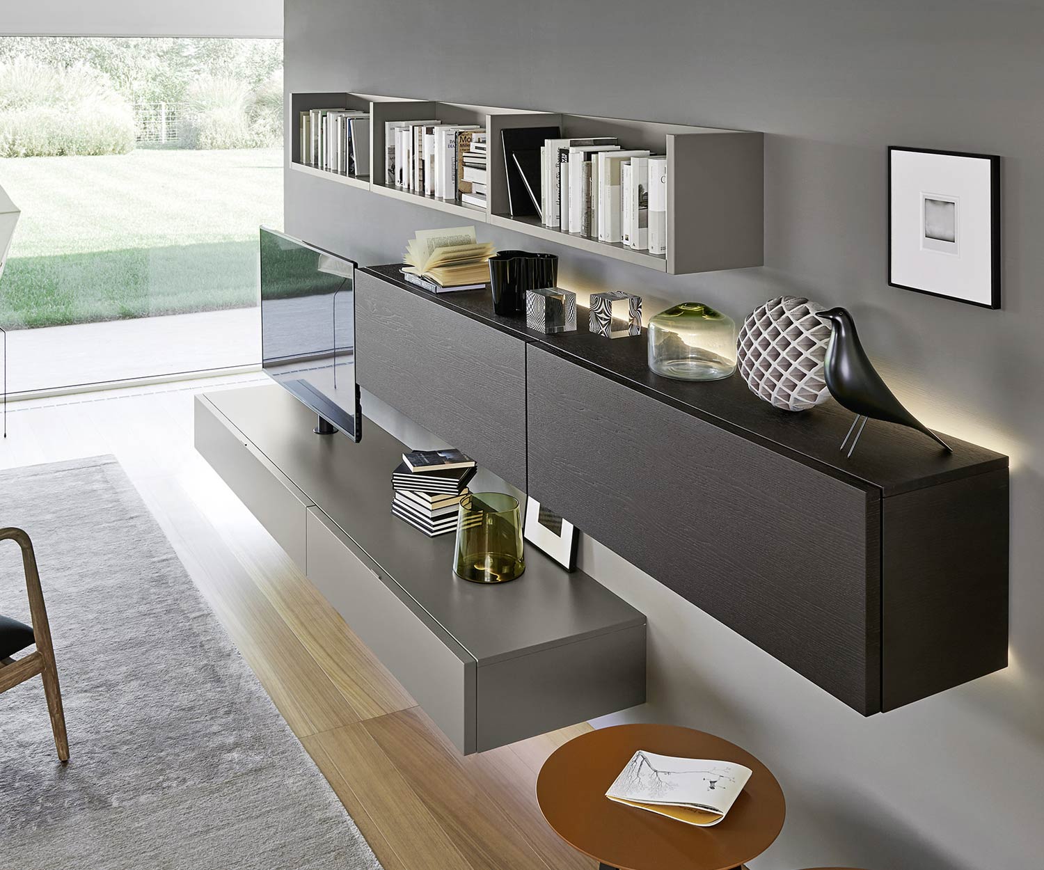 Pensili di alta qualità Livitalia Design C60 con illuminazione a LED Pensili di alta qualità Livitalia Design C60 con illuminazione a LED