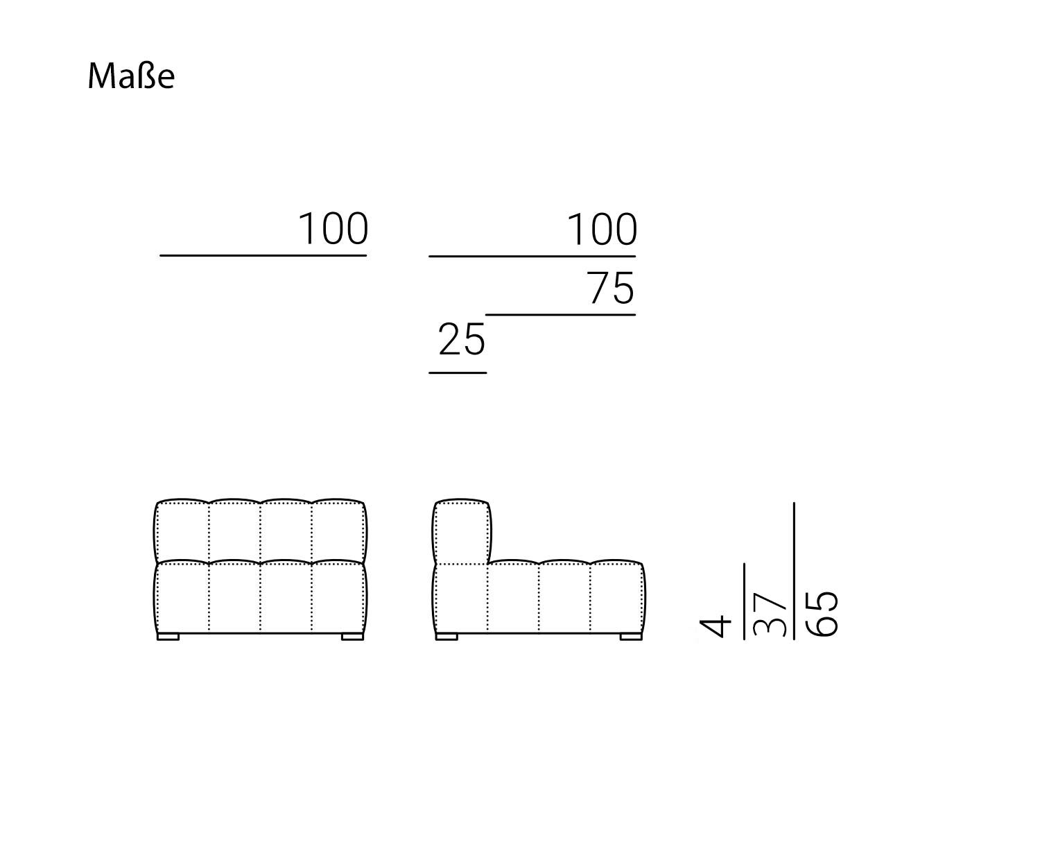 Marelli Divano Andy Lounge Divano Dimensioni Schizzo Marelli Divano Andy Lounge Divano Dimensioni Schizzo
