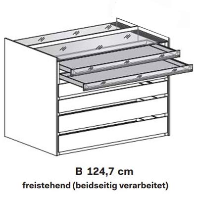 B 124,7 (freistehend - beidseitig verarbeitet)