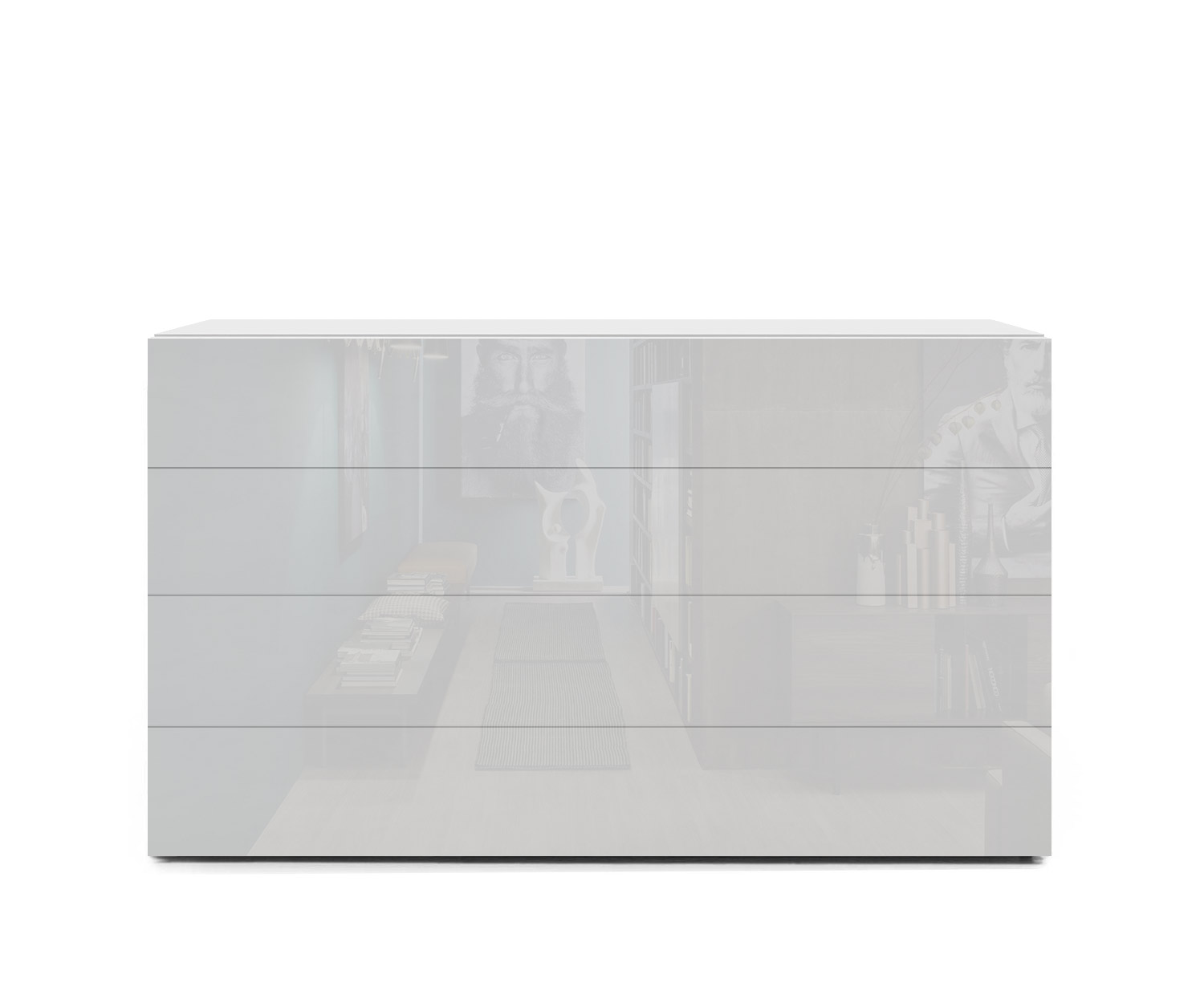 Novamobili Cassettiera Easy 4 posti B108 bianco400 Novamobili Cassettiera Easy 4 posti B108 bianco400