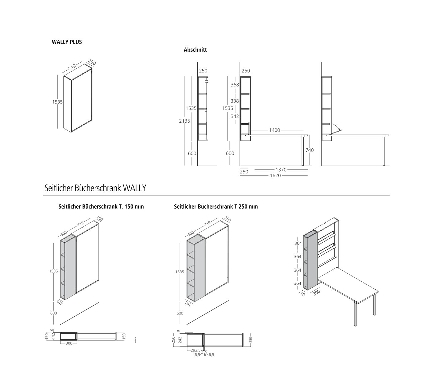 Clei Tavolo pieghevole Wally cucina a parete Clei Tavolo pieghevole Wally cucina a parete