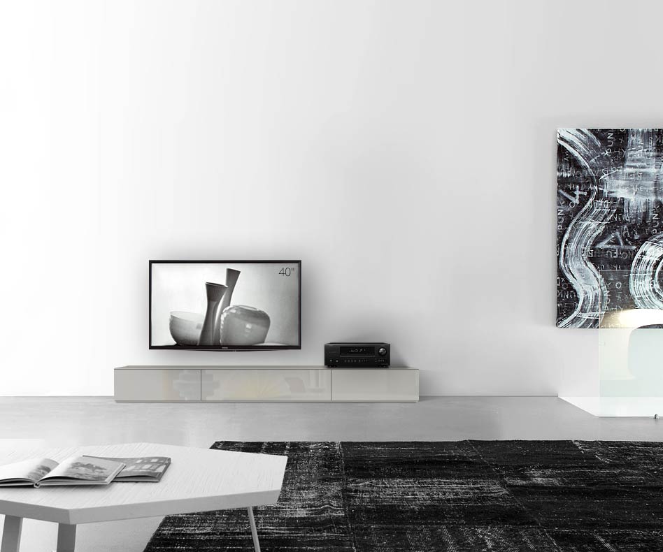 /Piano ribassato di design B210 H27 grigio chiaro lucido /Piano ribassato di design B210 H27 grigio chiaro lucido