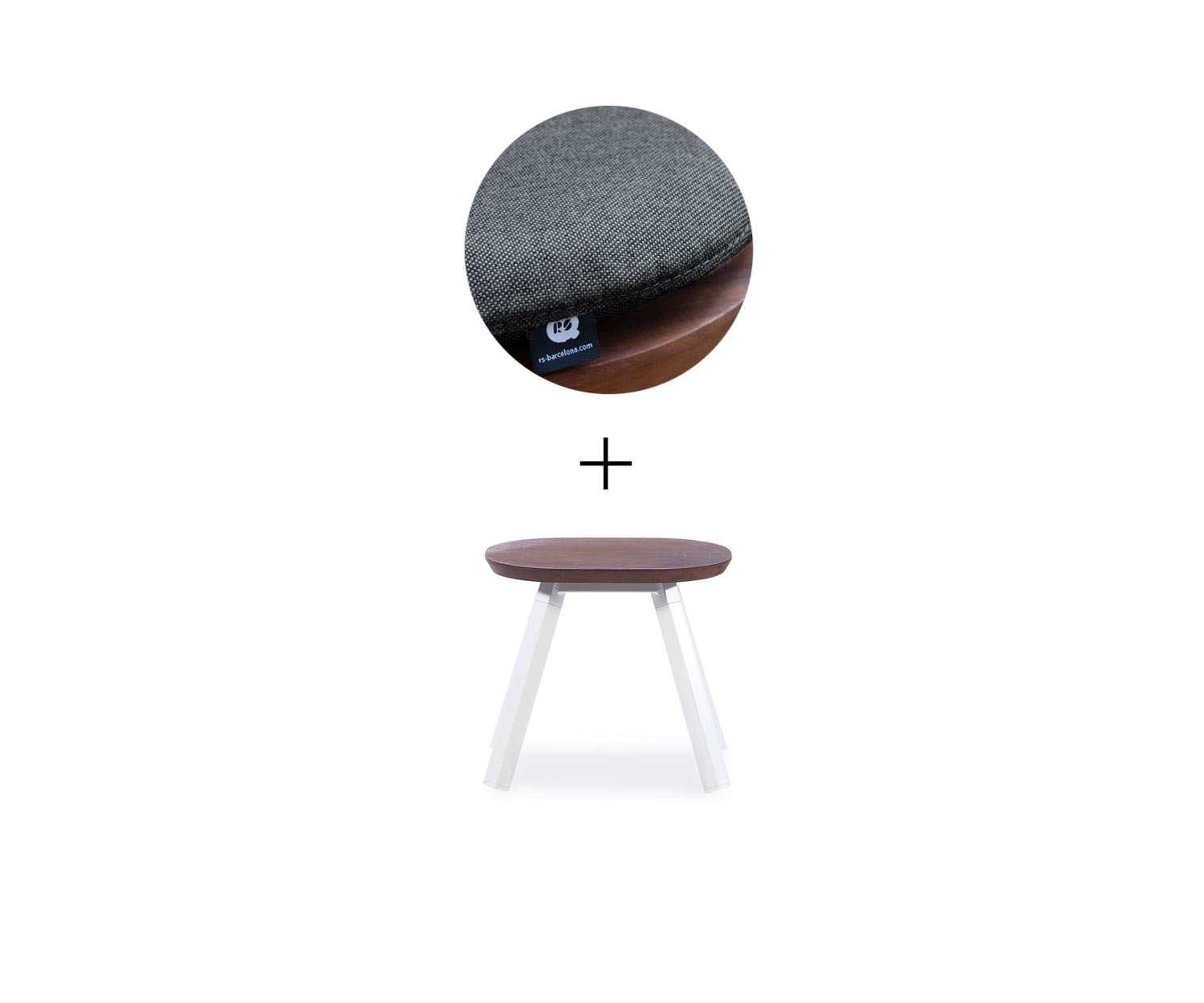 RS Barcelona Panchina Ping Pong Bianco 2x L50 cm Nero Outdoor RS Barcelona Panchina Ping Pong Bianco 2x L50 cm Nero Outdoor
