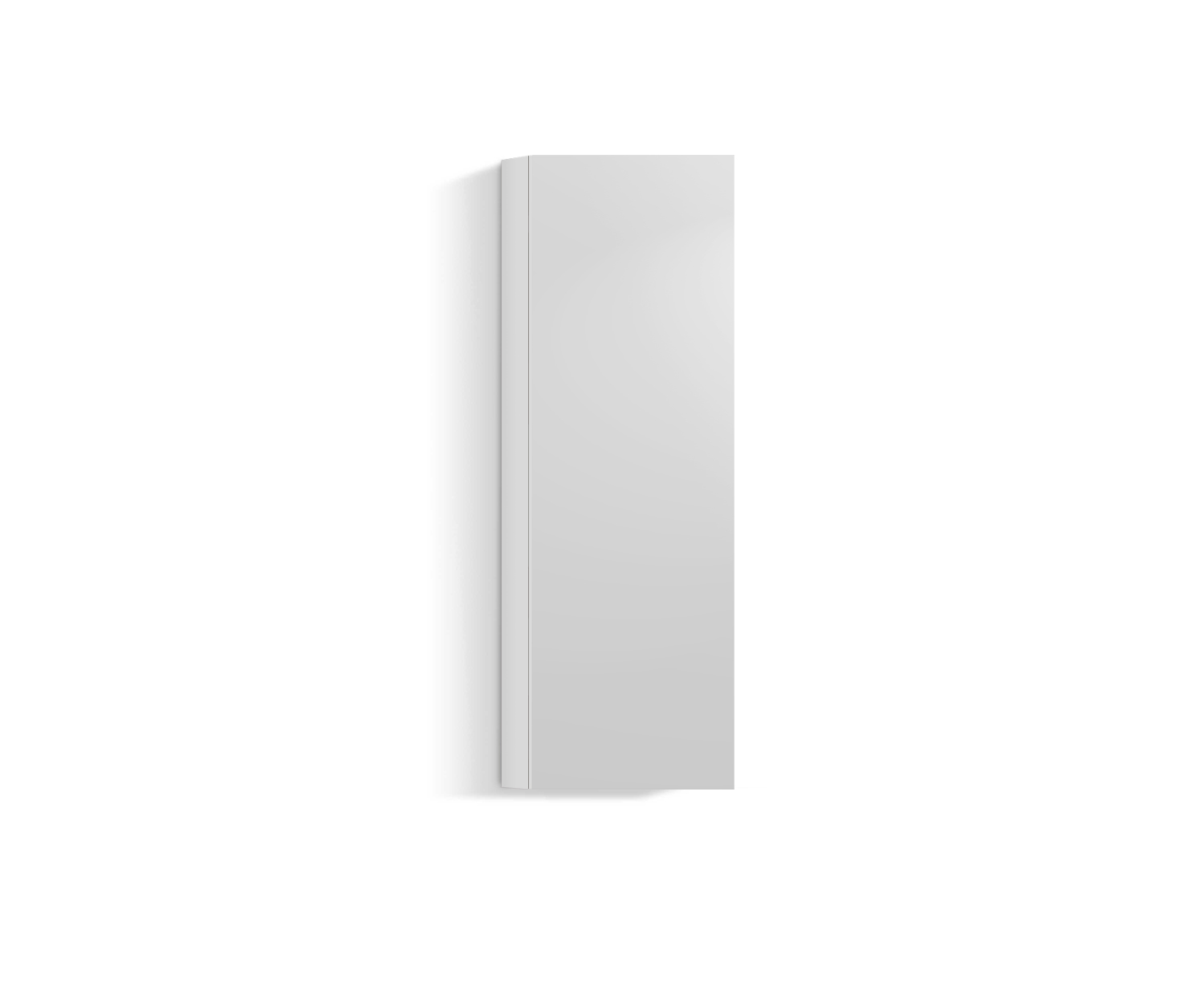 Parete attrezzata soggiorno design verticale H128 L45 bianco300 Parete attrezzata soggiorno design verticale H128 L45 bianco300